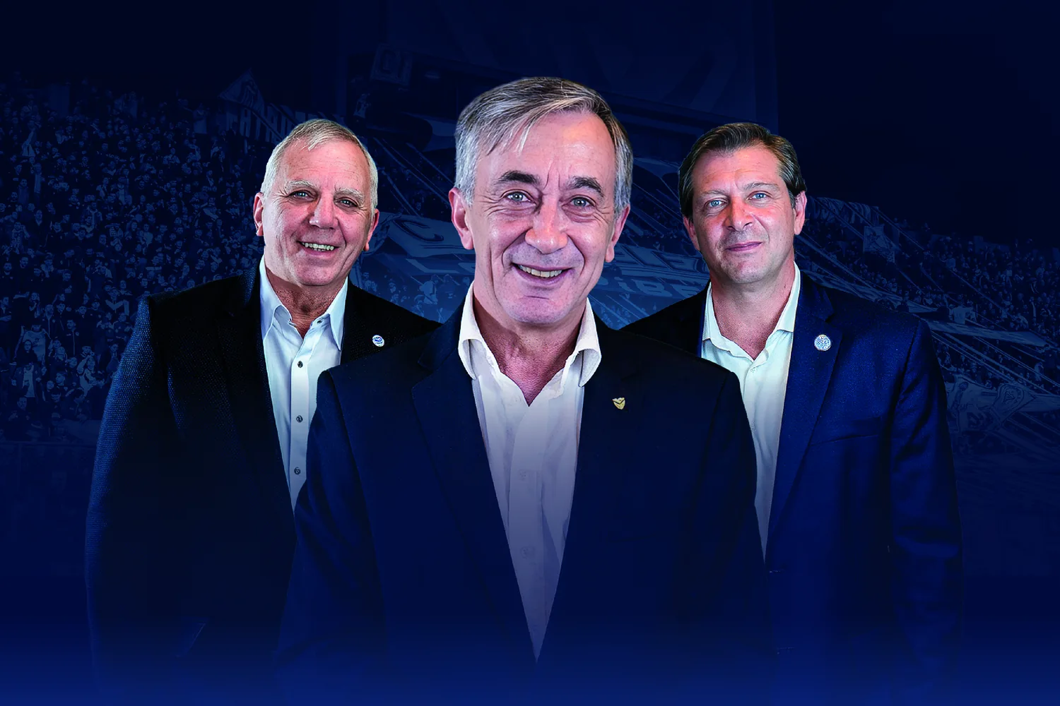 Gastón Aimaro, Nelson Pugliese y Lalo Rado